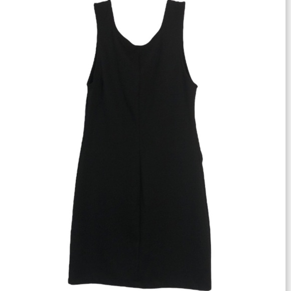 NWT ZARA LITTLE BLACK SLEEVELESS DRESS WITH JEWELED BUTTONS SIZE LARGE - Picture 6 of 6